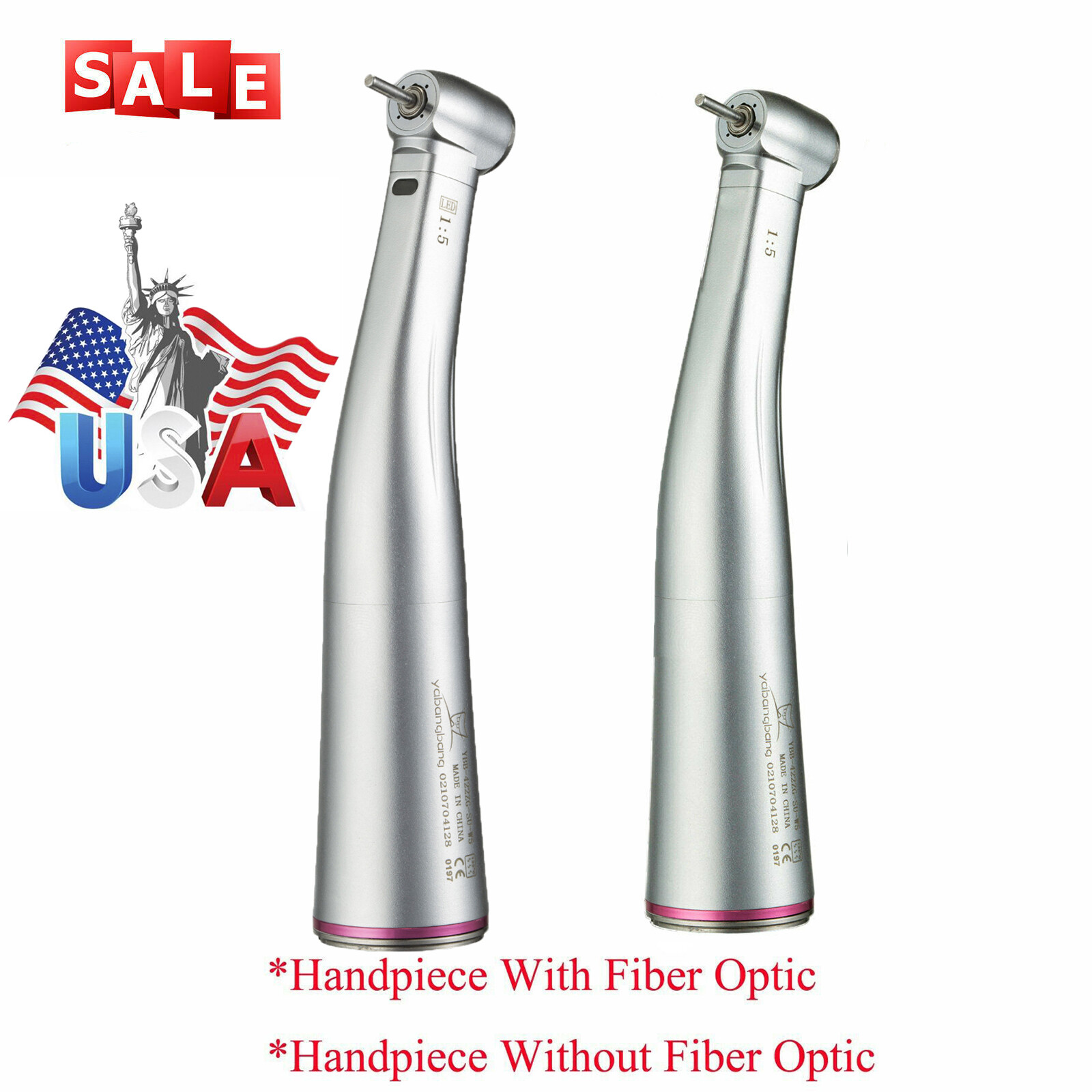 NSK Style Dental Brushless LED Electric Micro Motor 1:1/1:5 Increasing Handpiece