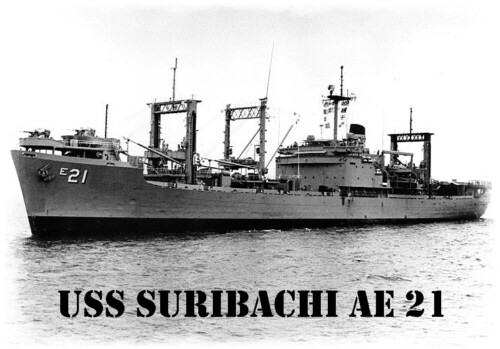 Address Labels -  USS Suribachi AE 21