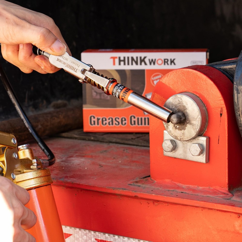 THINKWORK 2PC Grease Gun Coupler, 0.53" Coupler