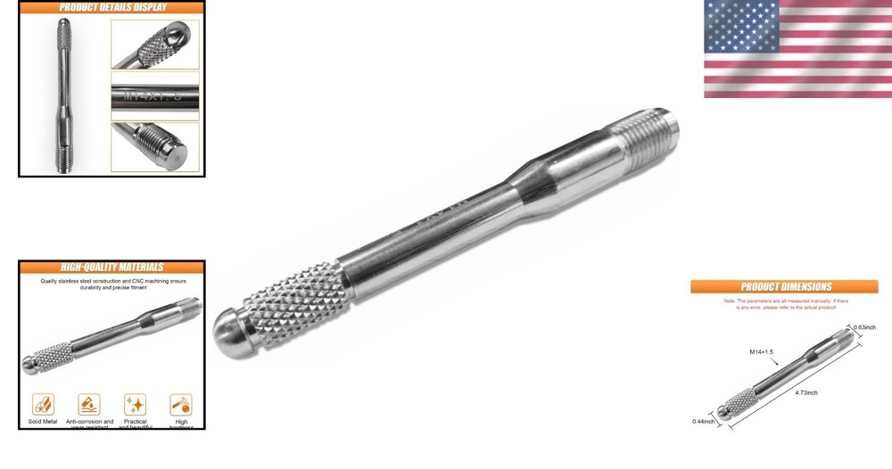 Easy-to-Use M14x1.5 Car Alignment Pin - Essential Tool for Safe Wheel Changes