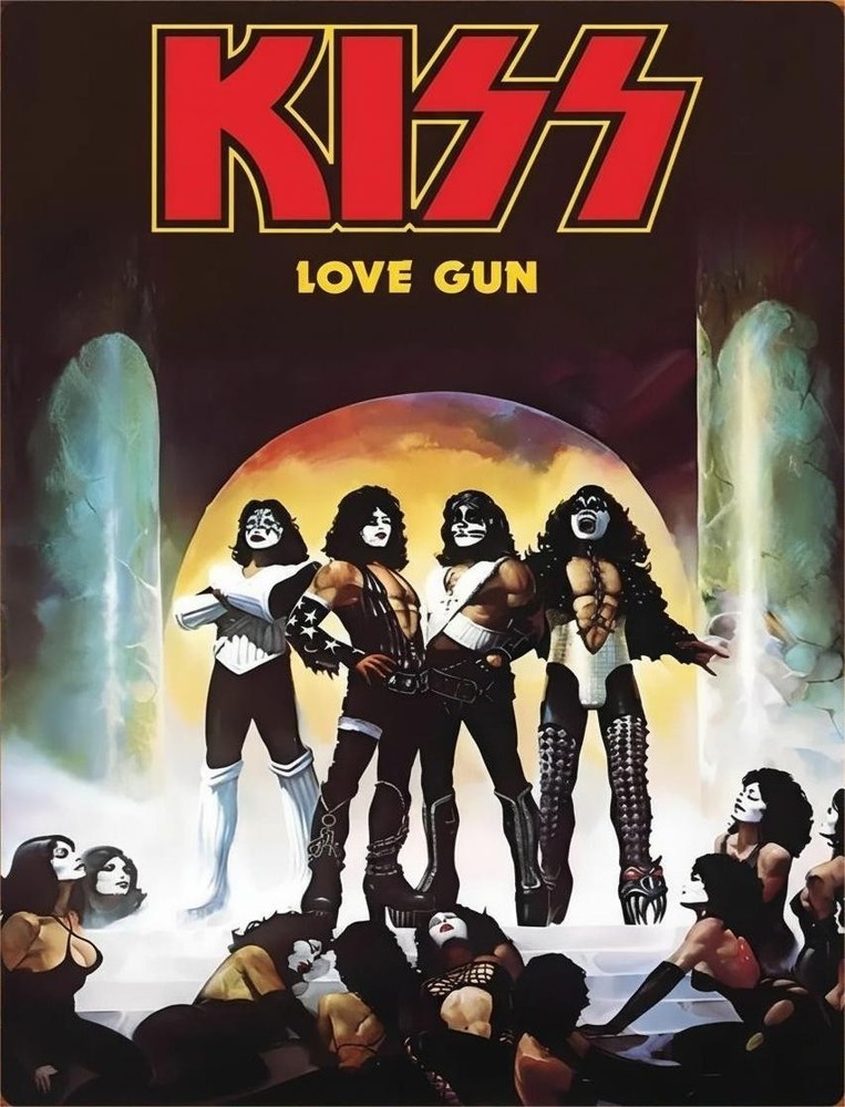 Kiss Love Gun  11x14 Reprint