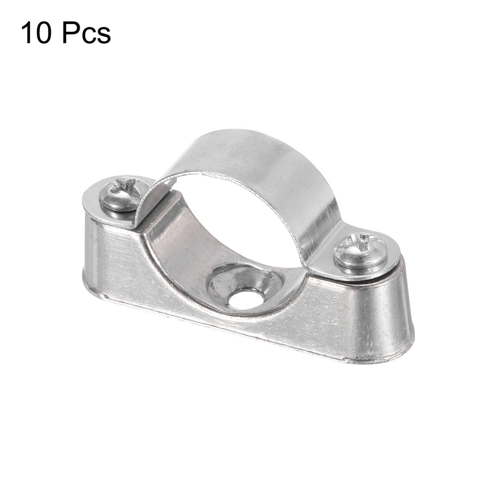 10 x Pipe Support Pipe Bracket Clamp Wall Mount Ceiling Mount for 25mm Pipe