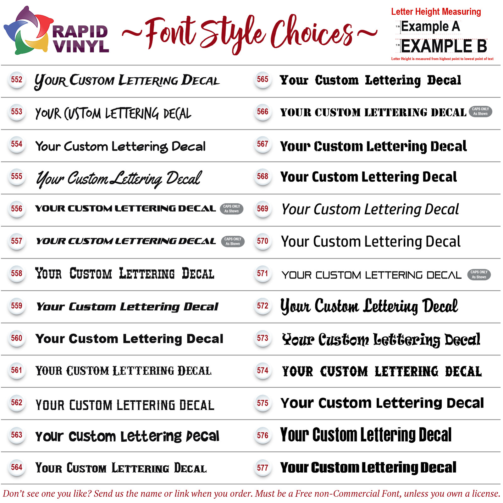 Custom Text Vinyl Lettering Sticker Decal Window Trailer Business Car Name Boat