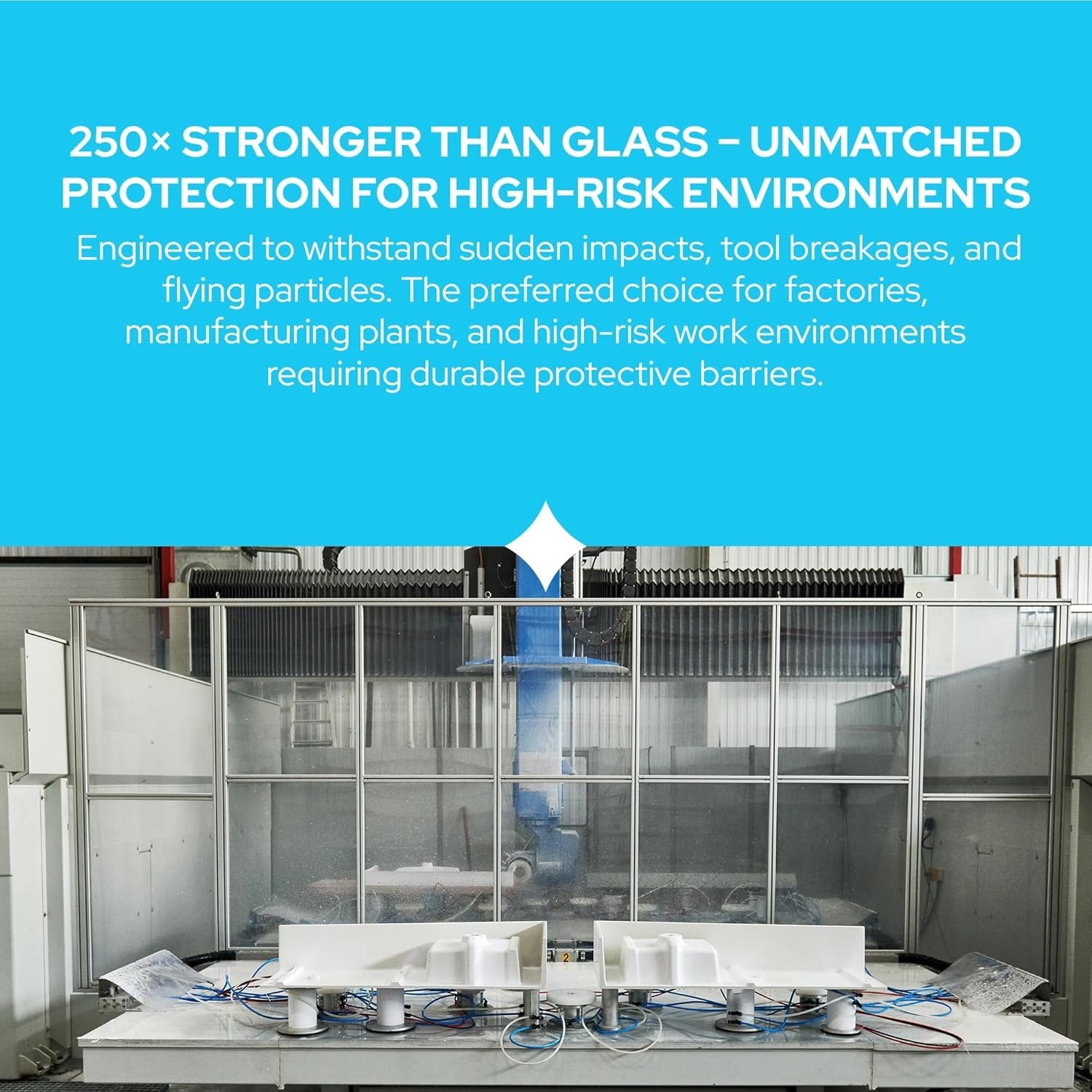 KastLite Clear Polycarbonate Sheet - 1/16" Thick Cut to Size Hard Plastic Sheets