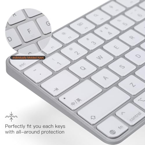 Keyboard Cover for 2024 Apple Magic Keyboard with Touch ID & Numeric Keypad