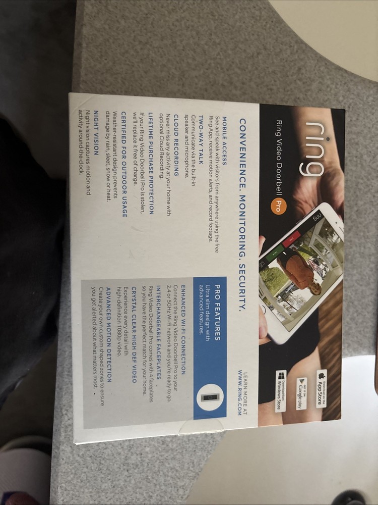 Ring Video Doorbell Pro Opened Never Used