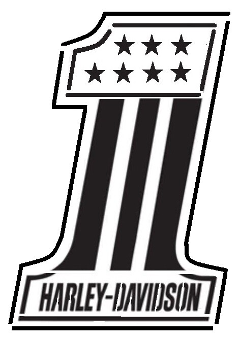 2 pack - Harley Stencils Template Airbrush Paint  #555