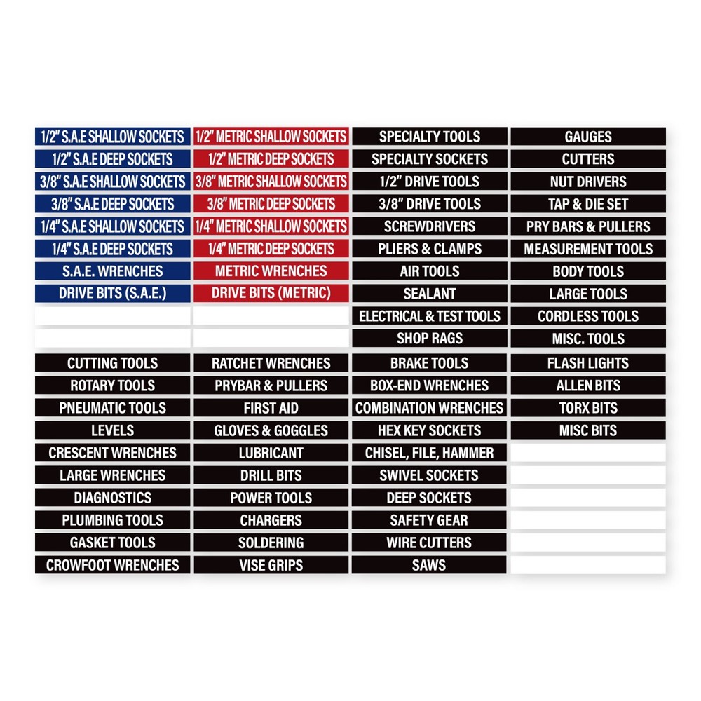 Toolbox Label Magnet