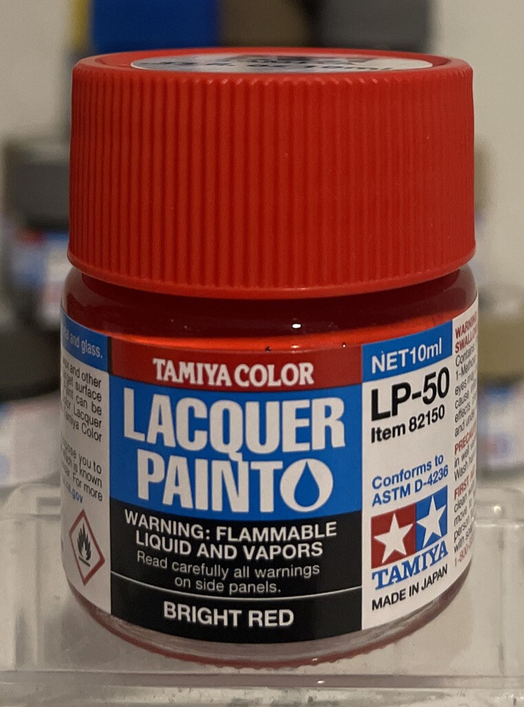 Tamiya LP-50 Bright Red, 10ml.
