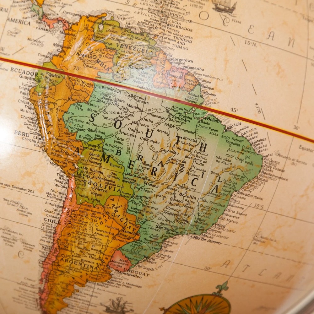 Commander Floor Standing World Globe
