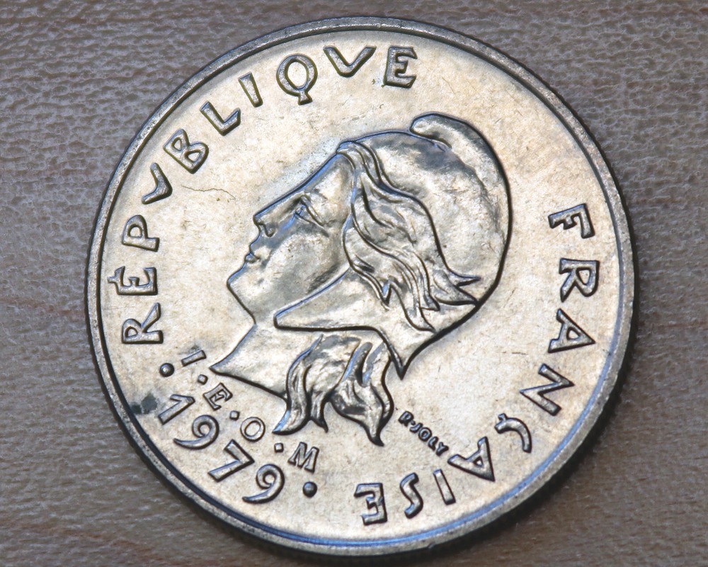 1979 French Polynesia 10 Francs