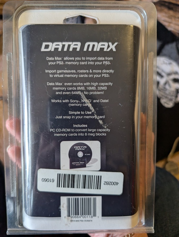 Datel Data Max PlayStation 2 Memory Card Reader USB - PS2 Memory to PS3