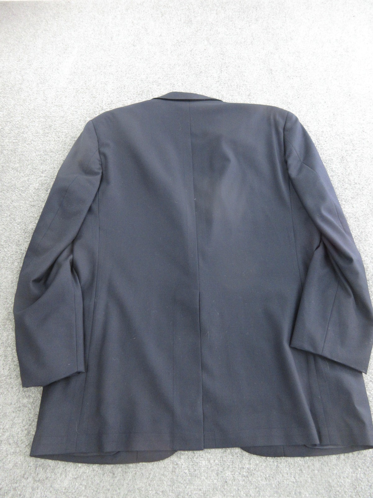 Oxxford Clothes Blazer Mens 44 Blue Super 100s Wool Two Button Sport Coat