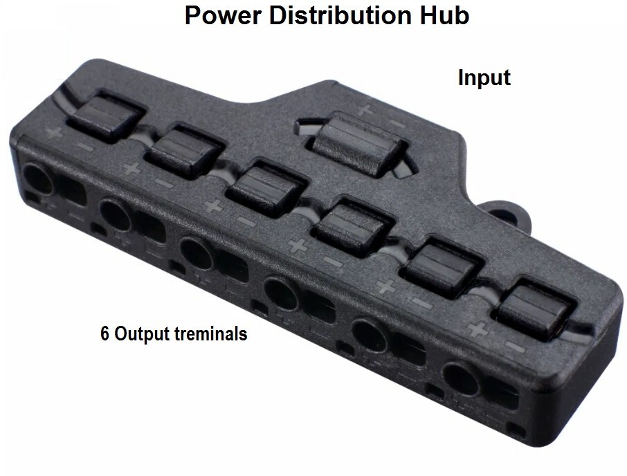 Power Distribution Hub for Model Trains