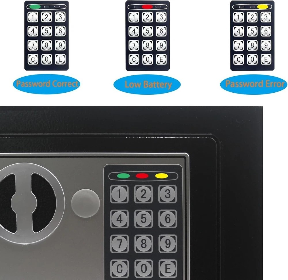 Caja Fuerte Grandes Cajas Fuertes Digitales De Seguridad Contra Fuego Dinero NEW