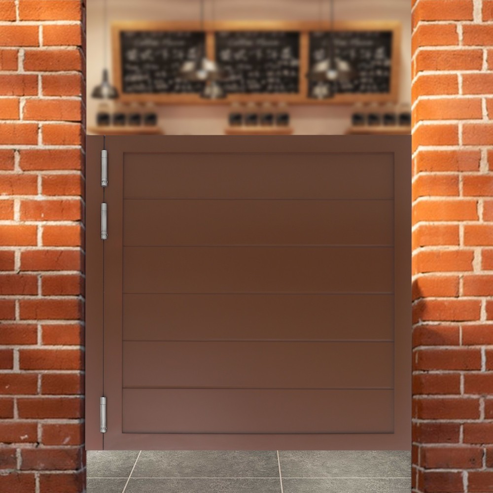Partition Half Door for Doorways w/ Doorpost & Hinges Set Multi-functional Usage
