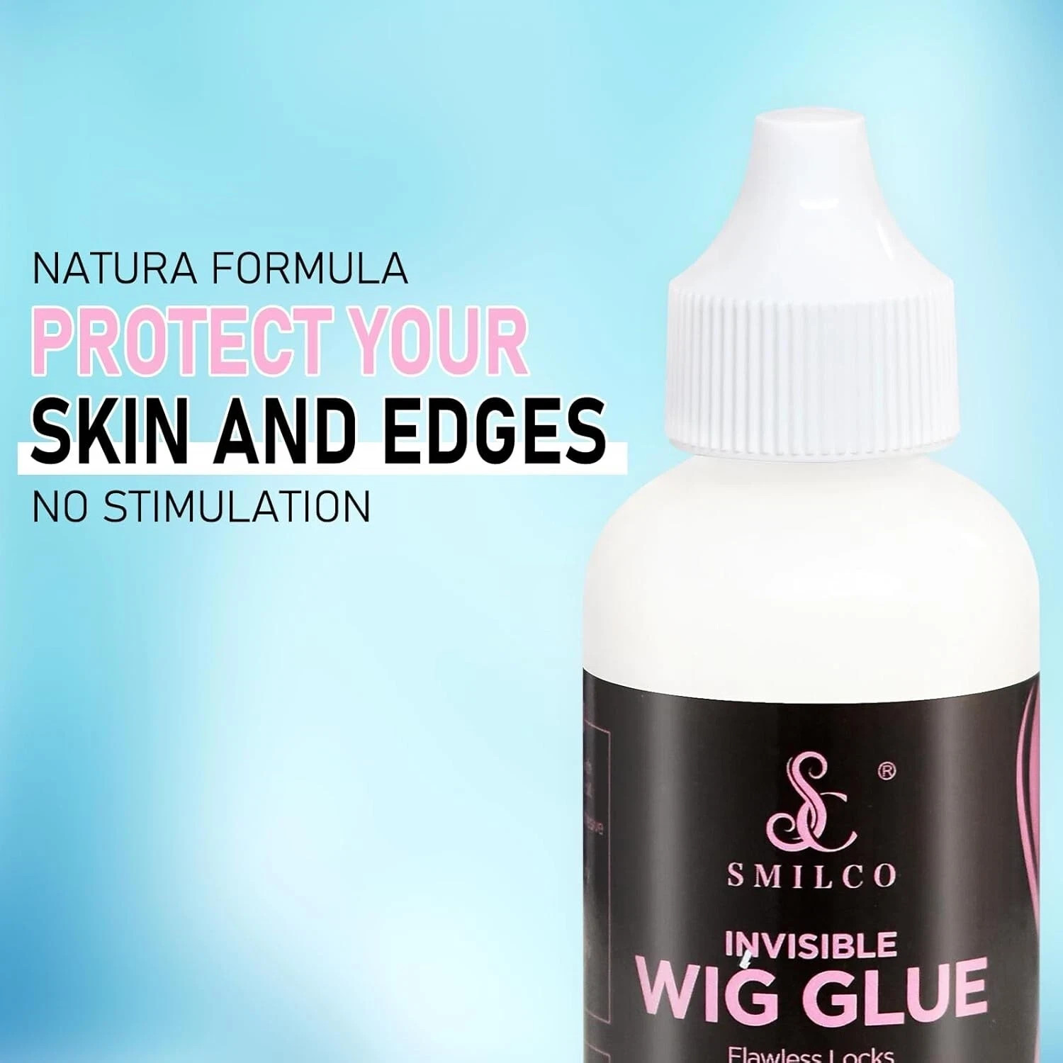 Wig Glue and Remover Set, Strong Hold Lace Glue Front Lace Wig Bonding Adhesive