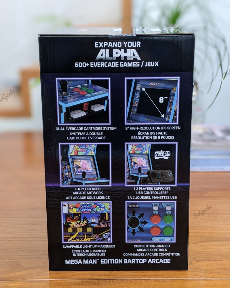 Evercade Alpha Mega Man Edition Bartop Arcade 6 Built-in Capcom Games
