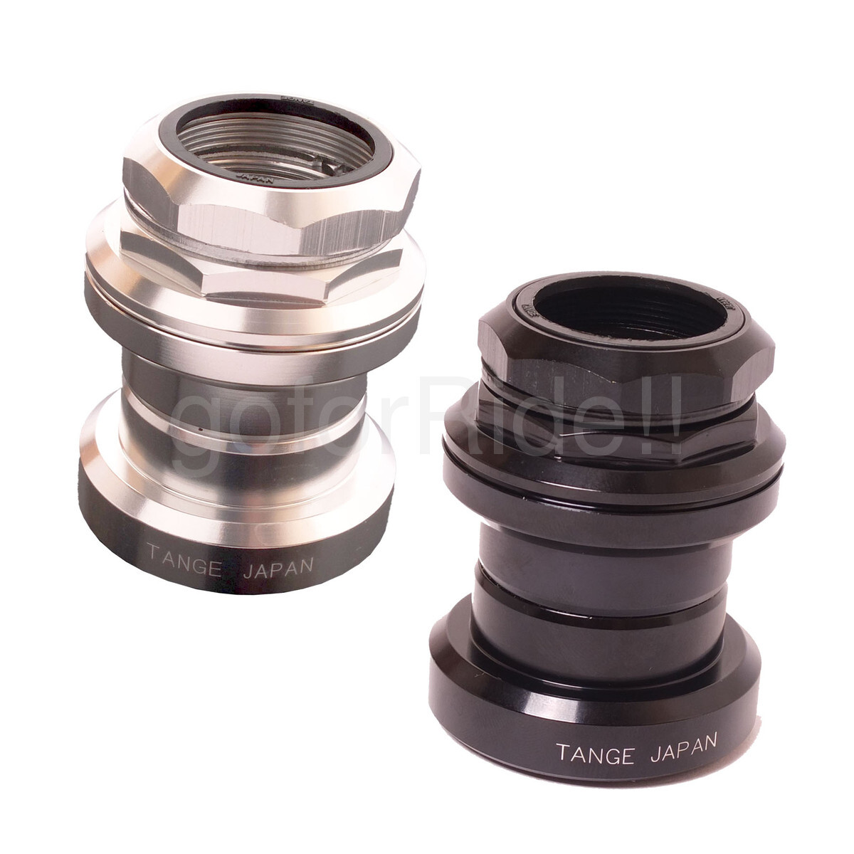 TANGE Falcon 1-1/8" Threaded Bike Headset, Crown Race 30mm, FL270C, Silver/Black