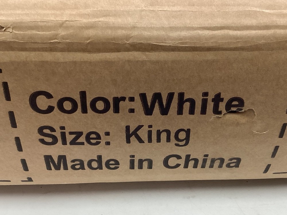 Texartist Comforter Size King Color White