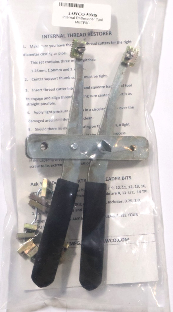 JAWCO, METRIC INTERNAL RETHREADER TOOL 50M8