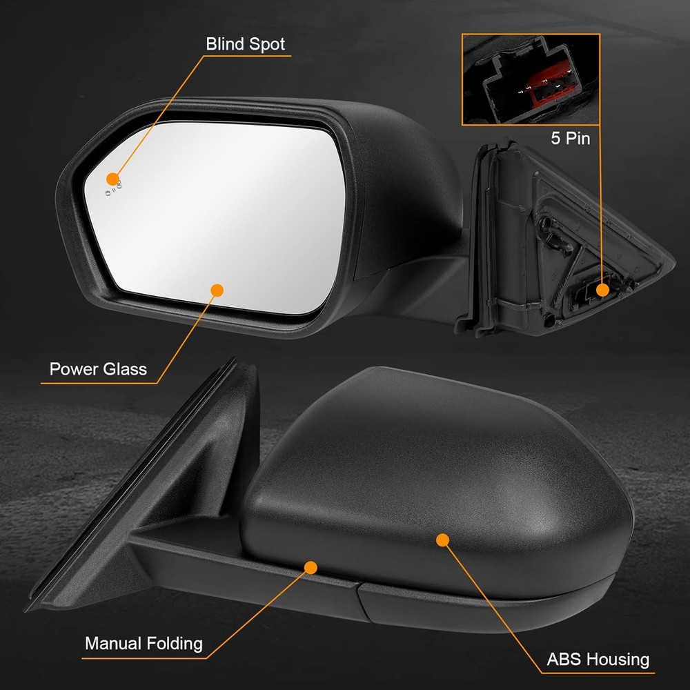 Left Driver Side Mirror Compatible with Ford Explorer 2020-2025, View Mirror wit