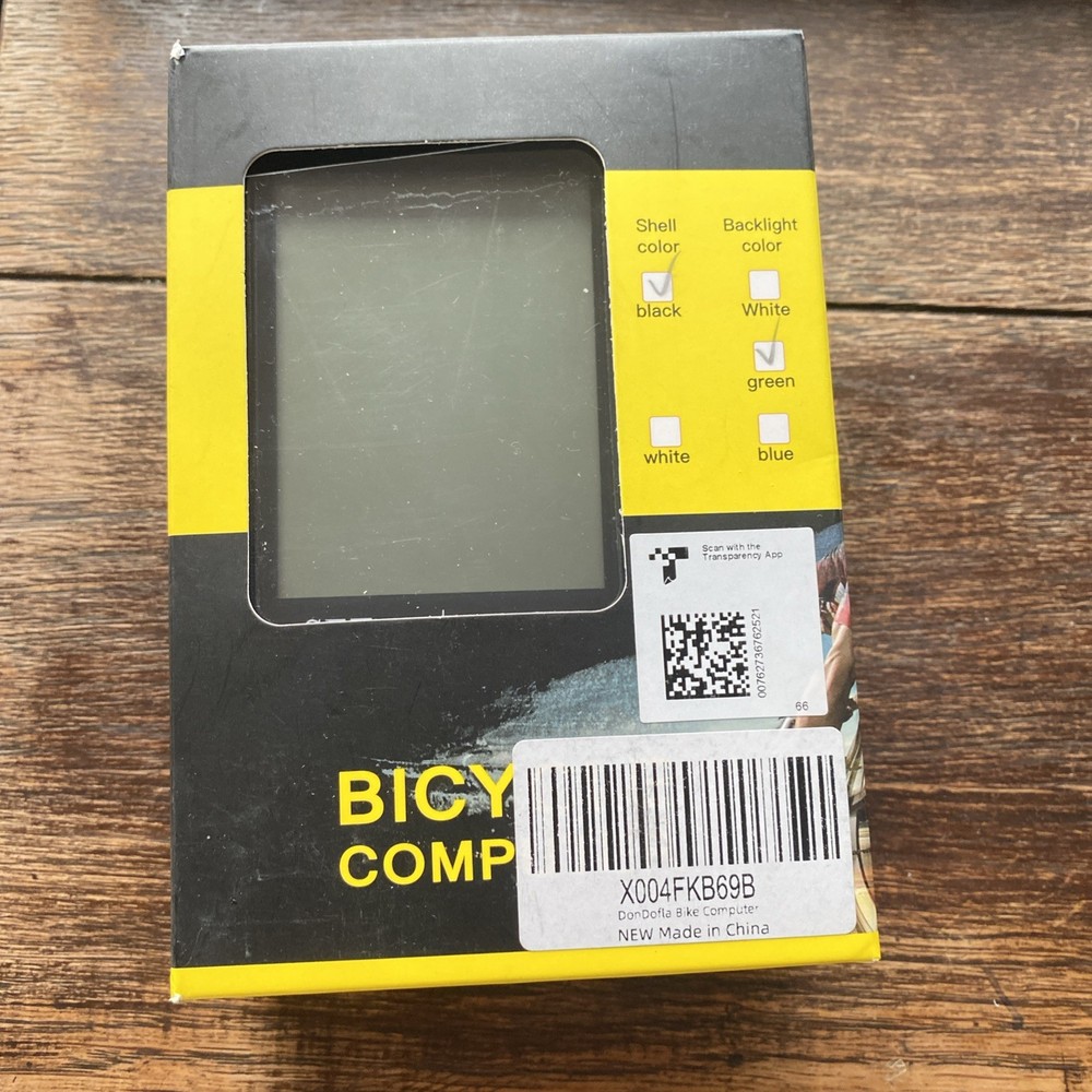 Digital Bicycle Computer Dondofla YC100-A Temperature Stopwatch Eta Memory New￼