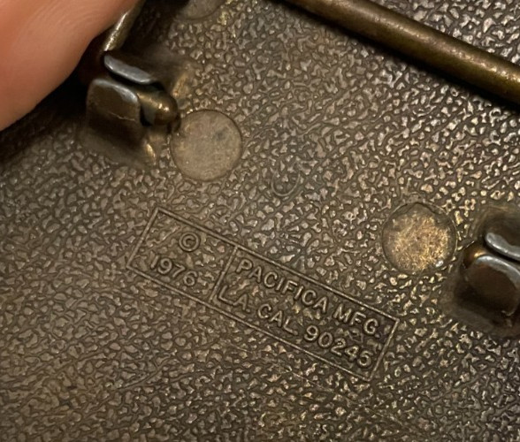 1976 KISS Destroyer Belt Buckle Pacifica Mfg Collectible