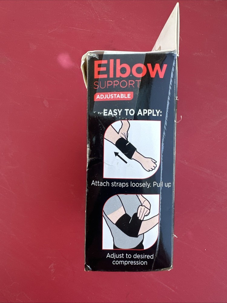 Equate ELBOW SUPPORT OS NEW Adjustable FITS LEFT OR RIGHT