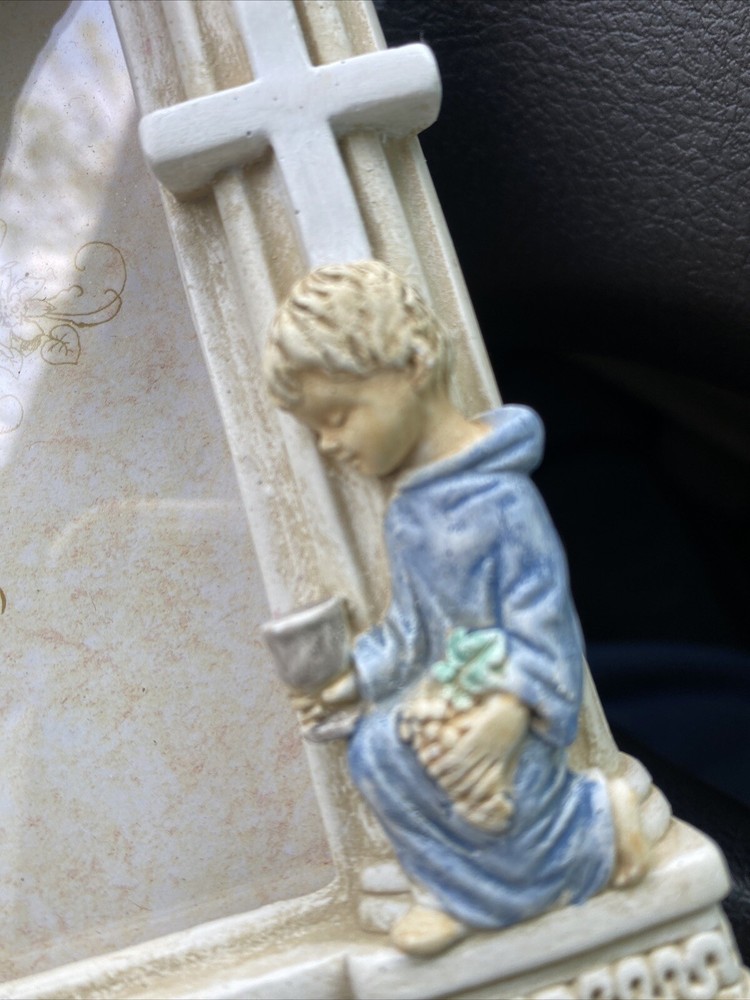 Alabaster First Communion Picture Frame