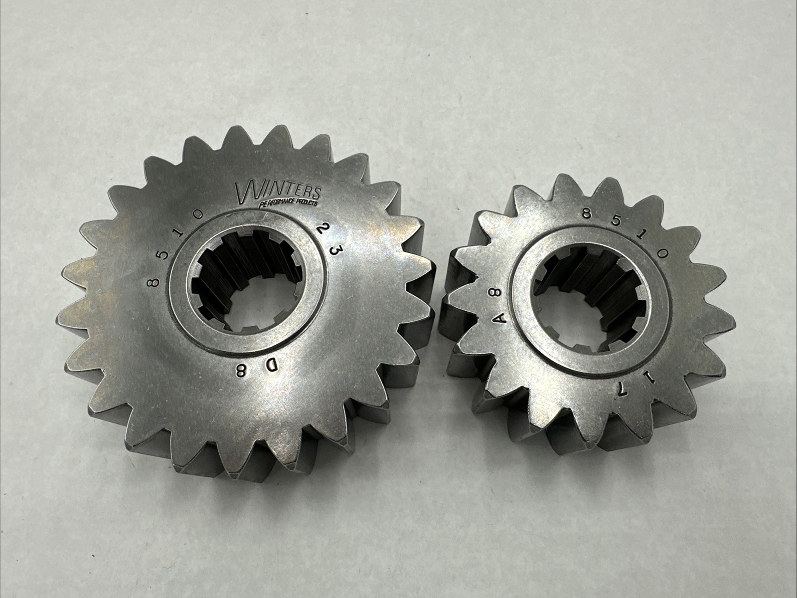 Set 10 REM Polished Winters Performance Steel Quick Change Gear 10 Spline 8510