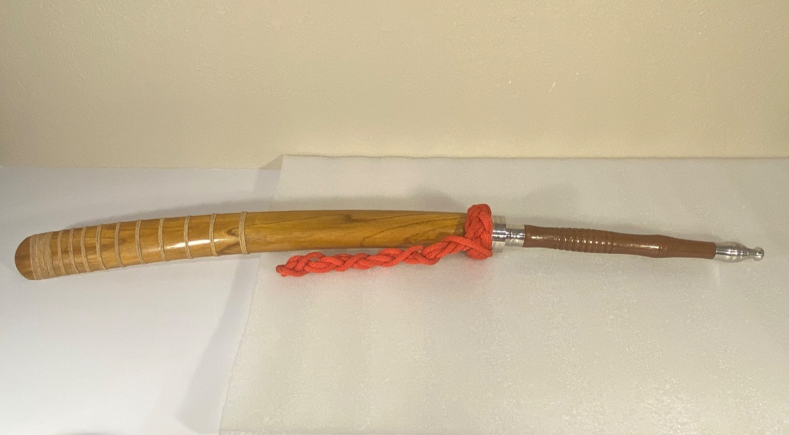 THAI SWORD AND SCABBARD TRADITIONAL COLLECTIBLE 38 INCHES LONG DISPLAY