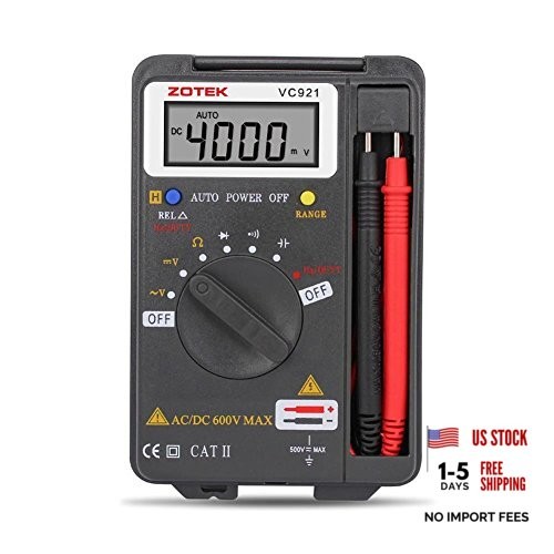 Digital Multimeter, Auto Ranging Pocket Digital Multimeter Digital Multi