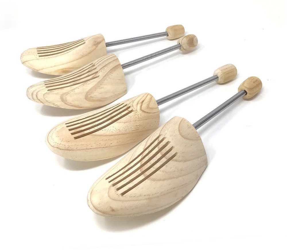 Cedar Elements Solid Pine Shoe Trees - 2 Pack (Large) Large, Brown