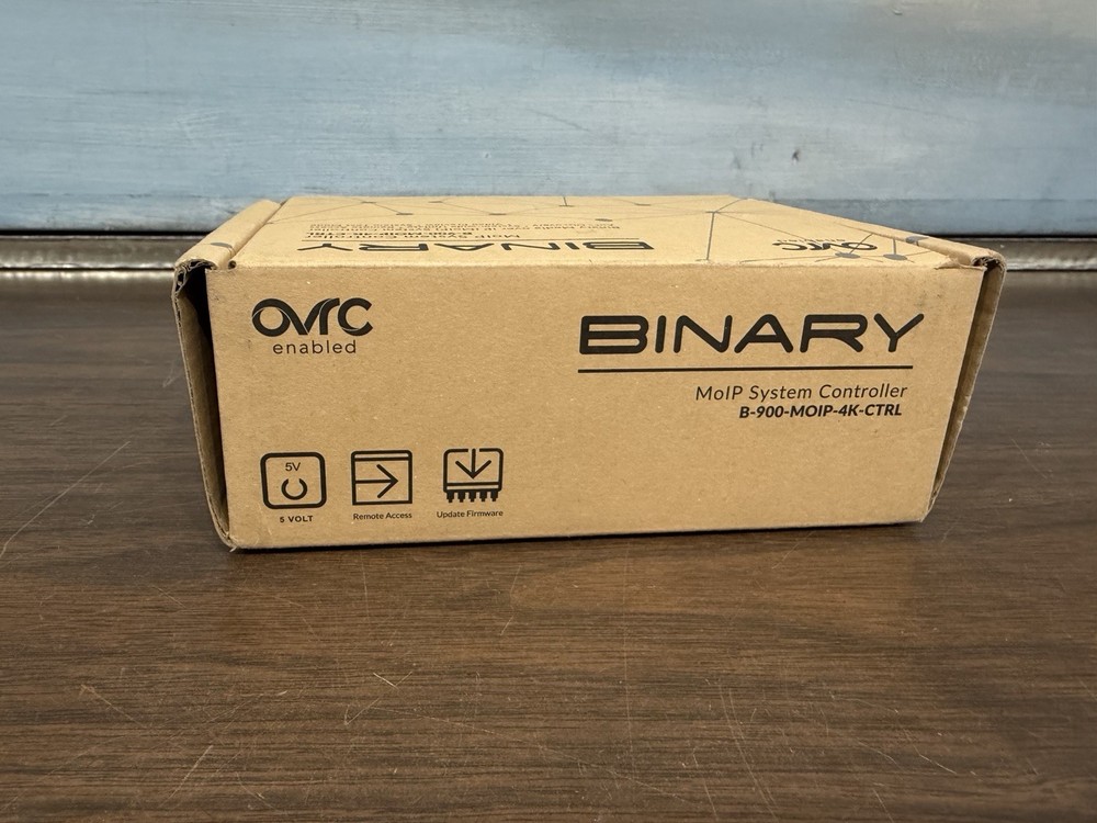 Binary B-900-MOIP-4K-CTRL System Controller | New in Box |