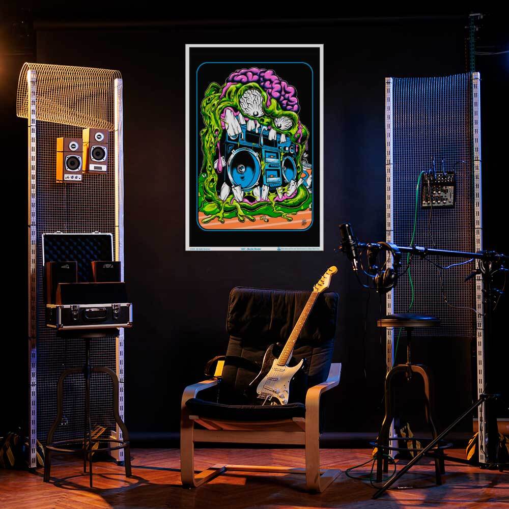 Master Blaster by Dirty Donny Blacklight Poster 23" x 35"