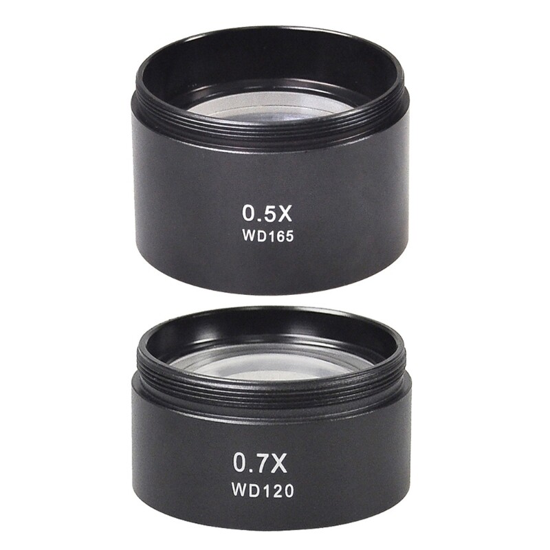 0.5/0.7X Microscope Auxiliary Objective Lens for Industry Video Microscope