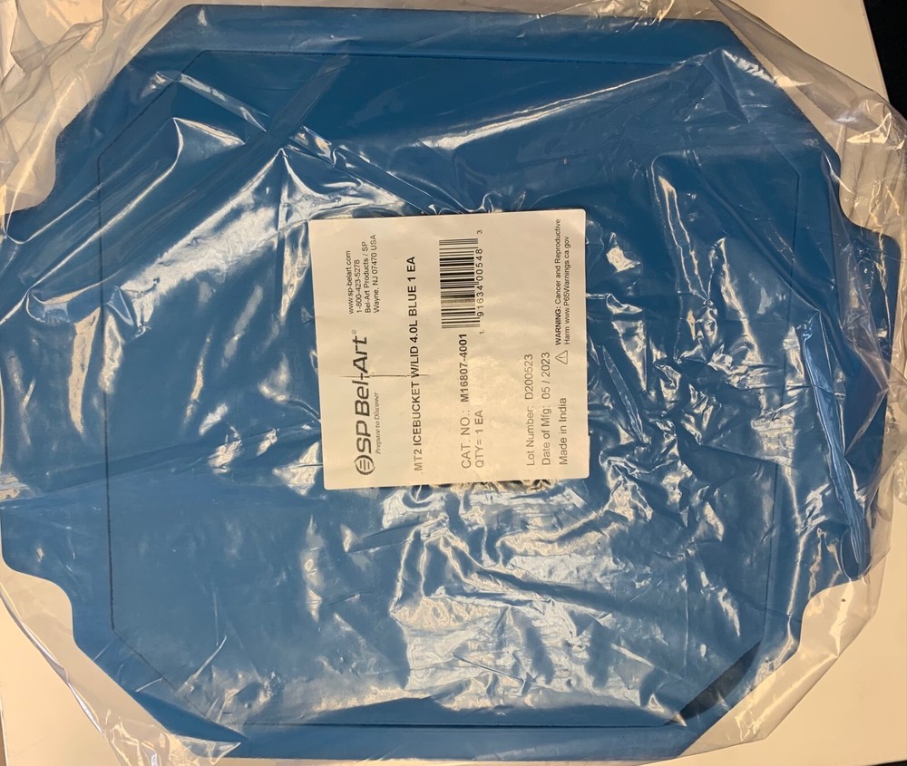 MAGIC M16807-4001 Ice Pan with Lid, Blue, rectangular,  4.0L
