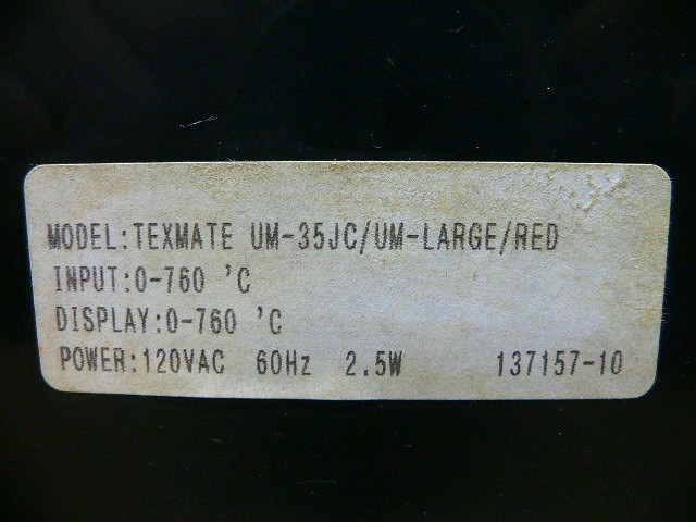 Texmate Um 35Jc Digital Utility Meter Digit Red Led Display