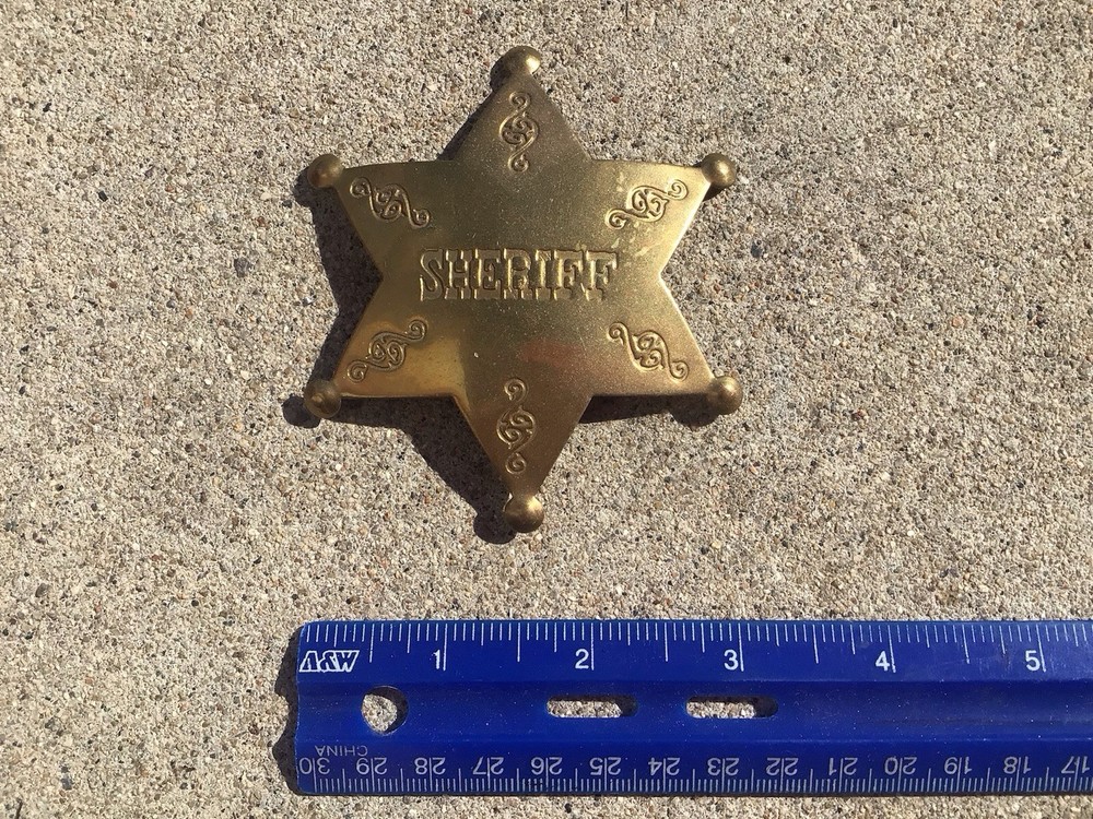SHERIFF BADGE - BRASS