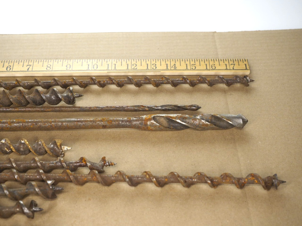 Auger bit hand brace drill bits