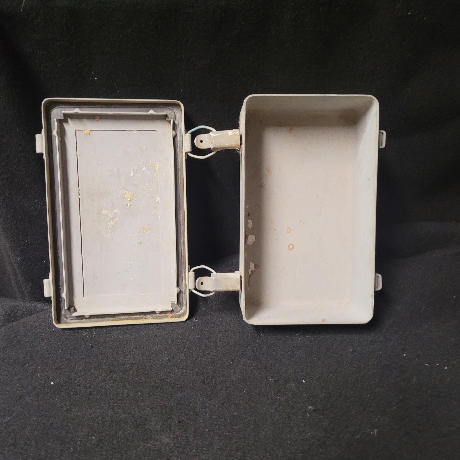 Surplus Military Aluminum Life Raft First Aid Kit Box, Navy, USAF, Aircraft