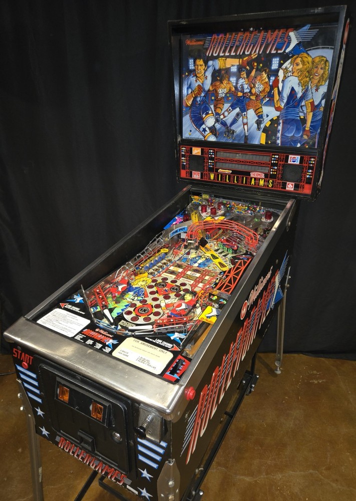 Refurbished Rollergames Pinball Machine (Williams) 1990
