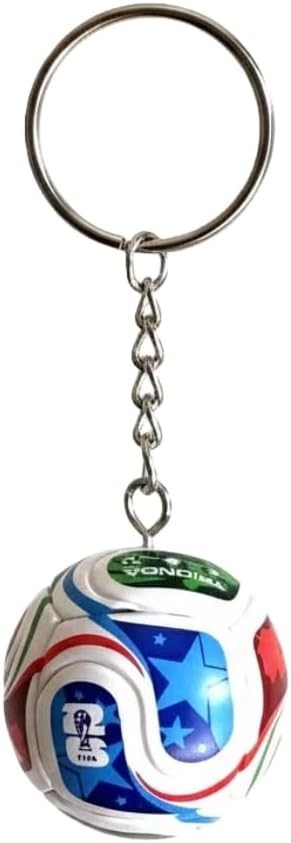 3PC 2026 World Cup 3D Soccer Ball Keychain Mini Football Pendant Adidas Gift