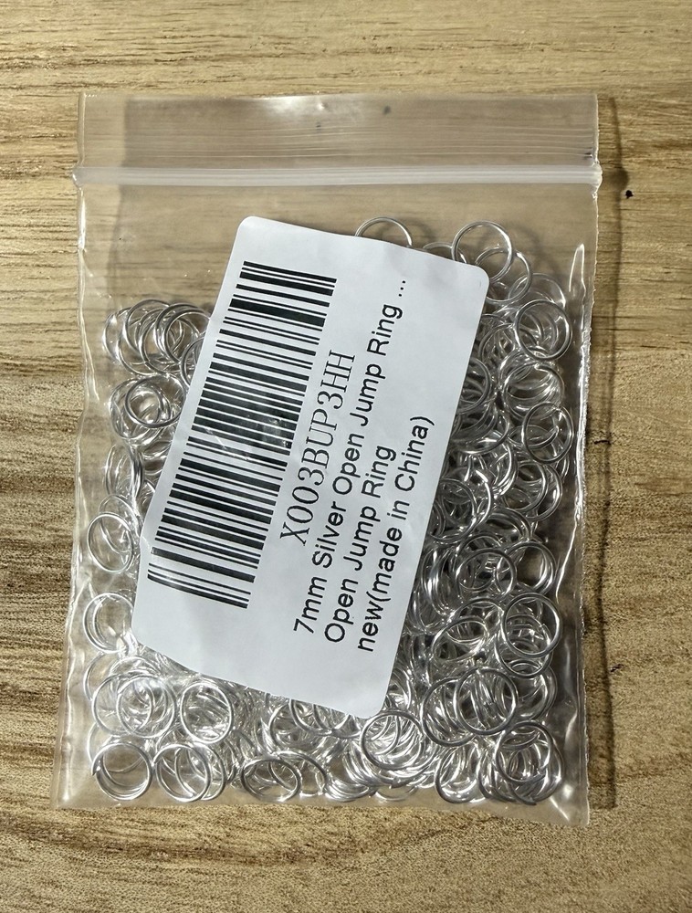 7mm Silver Open Jump Ring - A0033