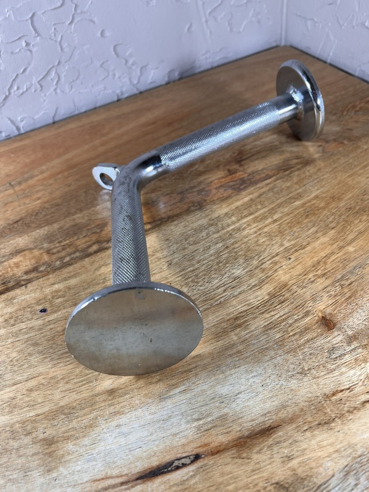 Tricep Press Down Cable Machine Attachment LAT Pulldown Gym V Pull Up Bar