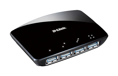 D-Link USB Hub DUB-1340 Black