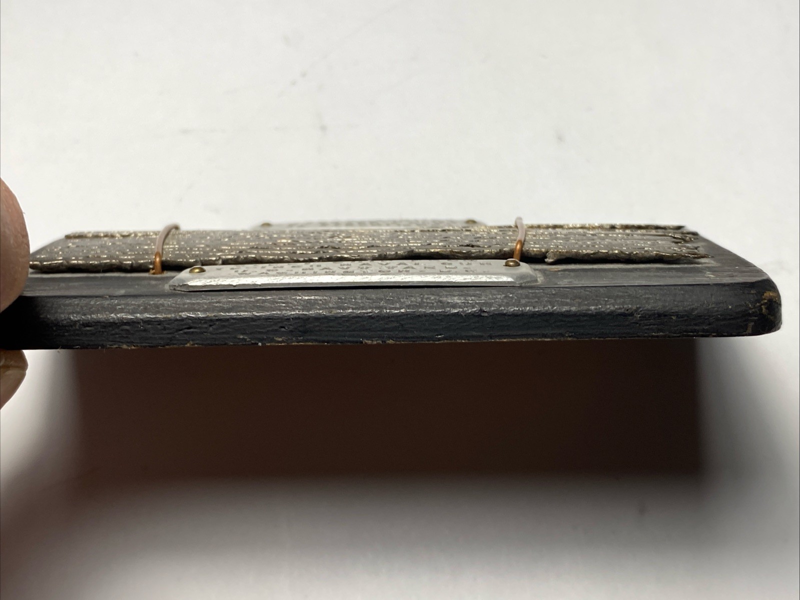 READ Vintage Souvenir STEEL CHIP FROM 16 Inch U.S. NAVAL GUN John T. Unger Jr