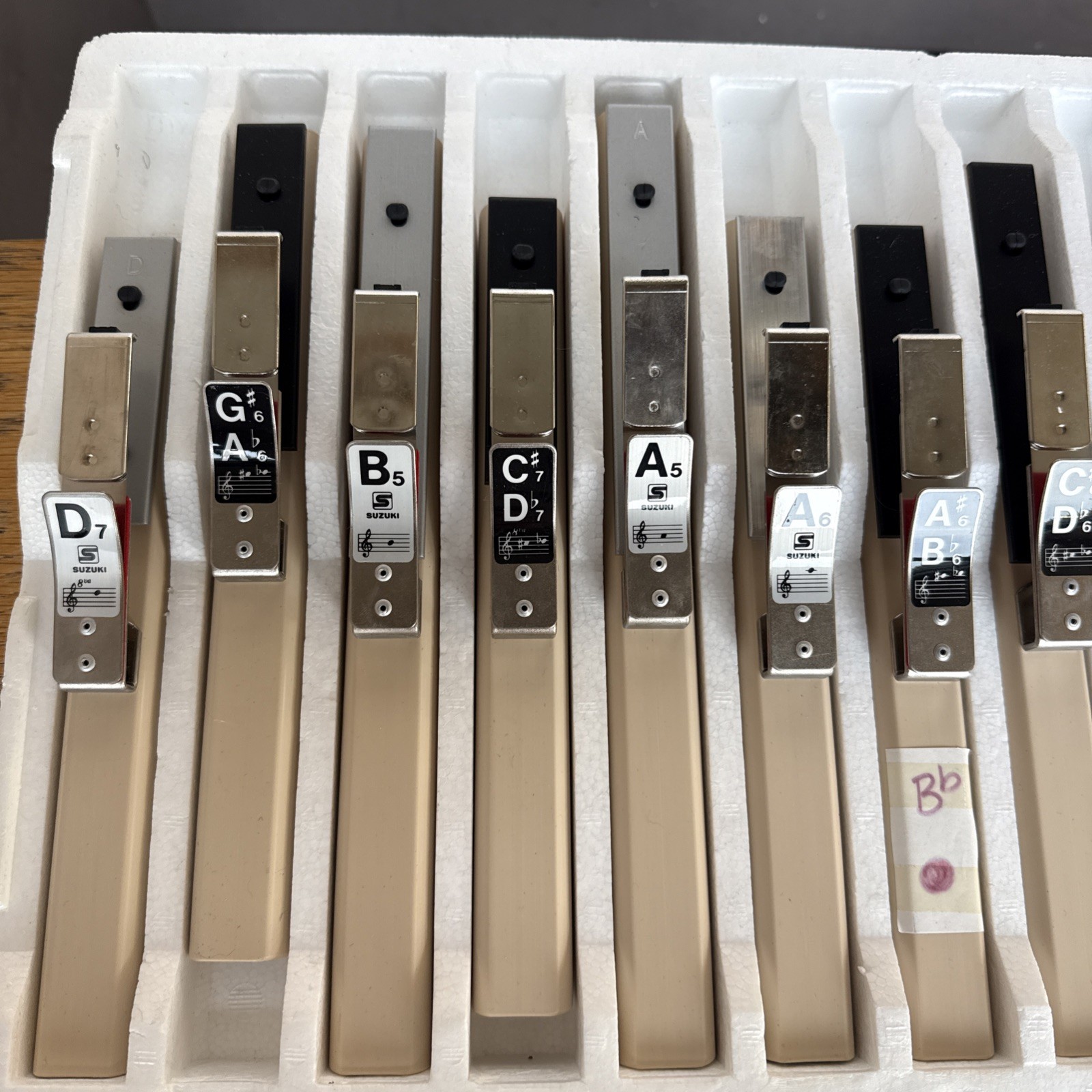 SUZUKI CM-25 Tone Chime 25 Tone Set 2-Octave With Original Box