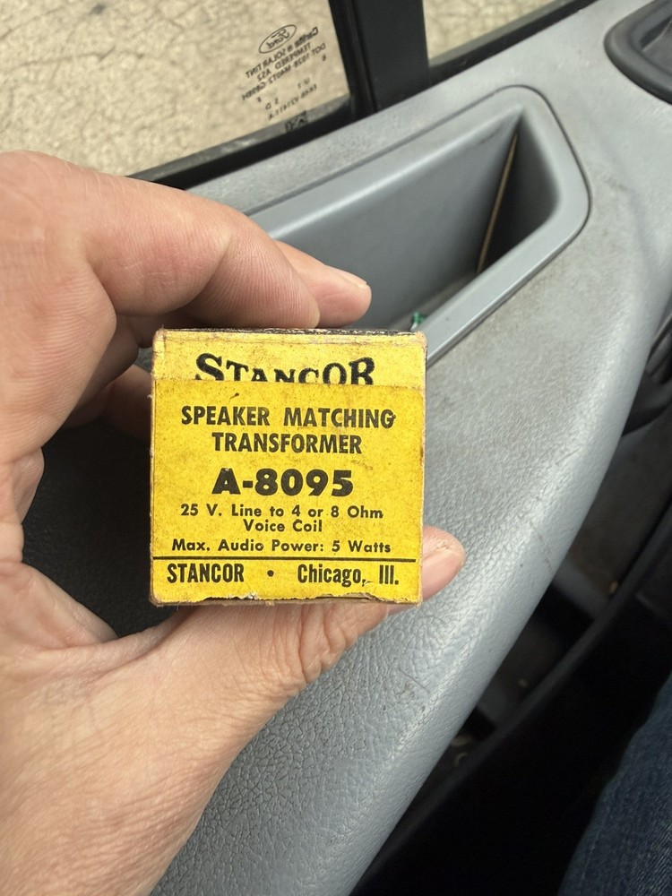 1 Stancor UTC Triad Matching A-8095 NOS transformers.